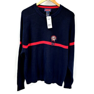 Wrangler 20X Sweater Mens‎ Medium GREATER GREENSBORO CLASSIC Blue Red NOS NEW
